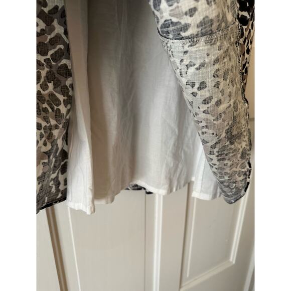 TS Taking Shape Linen Dress Size US 12 | UK 16 Animal Print Mini Fit & Flare - Picture 8 of 12